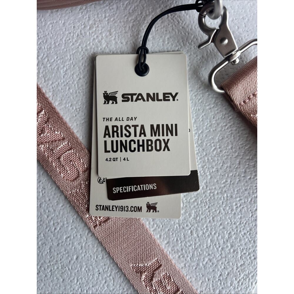 Stanley Pink and White Shoulder Lunchbox Bag - Picture 7 of 8